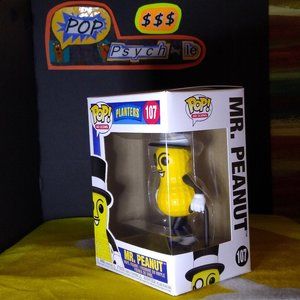 Planters Mr Peanut  Ad Icons 107 Funko Pop NIB